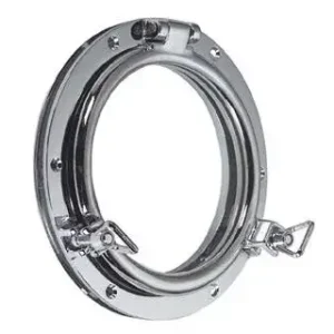 Foresti & Suardi Ronde patrijspoort verchroomd glasmaat 125mm Gecertificeerd