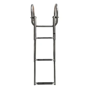 Uitverkoop Allpa telescopische zwemtrap dekmontage 5 treden (4 plus 1)RVS type prince