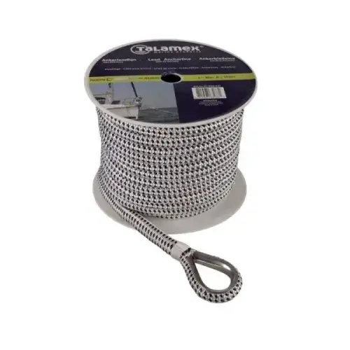 Talamex ankerlijn met lood gevlochten loodlijn 10mm x 20meter Flitsaanbieding