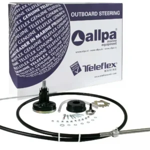 Allpa Seastar stuursysteem-kabelbesturing 3.35 meter compleet met stuurwiel Hoge Kwaliteit