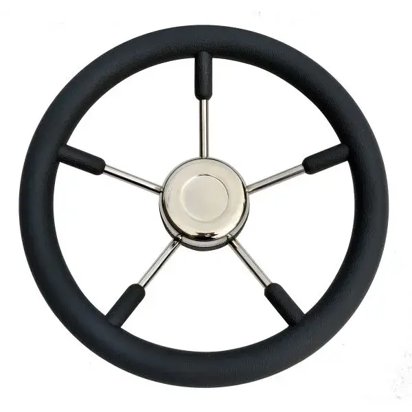 Snelle Levering Stuurwiel RVS – polyurethaan diameter 45cm