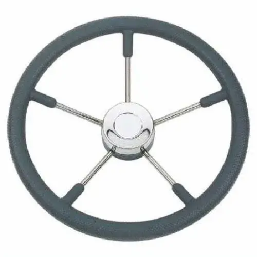 Stuurwiel 40cm RVS-Polyurethaan grijs SV-E Meest Verkocht