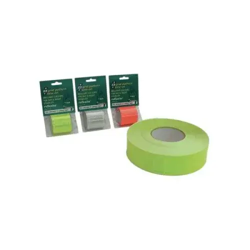 Nieuw PSP reflecterend tape lime groen breedte 50mm lengte 1 meter
