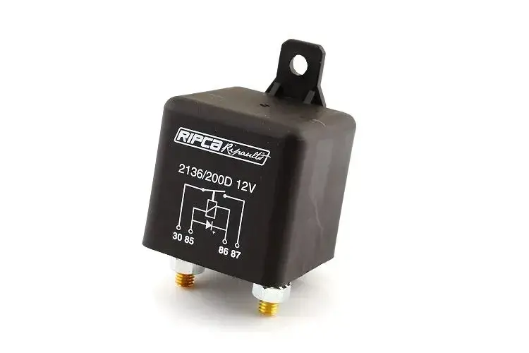 Ripca high performance relais 4polig met diode 12V 200A Beste Prijs