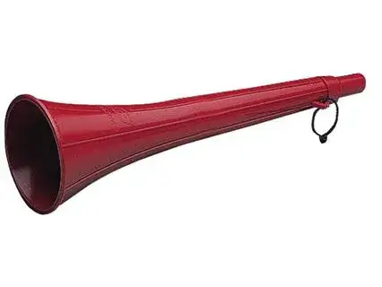 Koop Online Misthoorn kunststof-hand toeter rood AAA.E