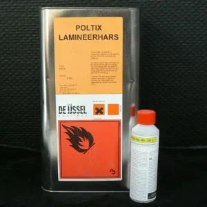 Poltix lamineer hars 5 Kg inclusief harder Lage Kosten