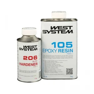 Direct Verzonden West System 206 A-pack 105/2061,2 kilo epoxyhars