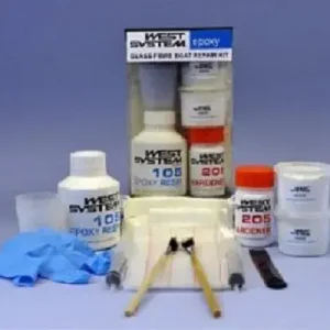 West System 105-K glass fiber repair kit Populair