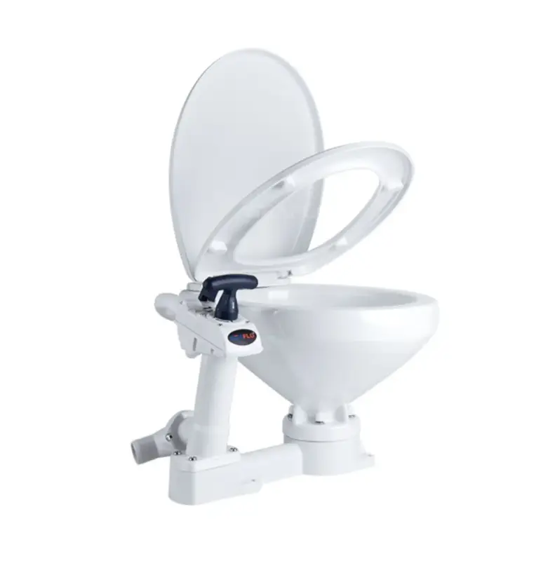 Seaflo handpomptoilet grote pot met bril en deksel Korting