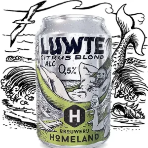 Direct Beschikbaar Homeland Luwte citrus blond 0,5% blik 33cl