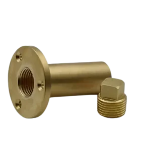 Premium Garboard Drain Plug Kit Messing – Ø50 mm met pijplengte 60 mm
