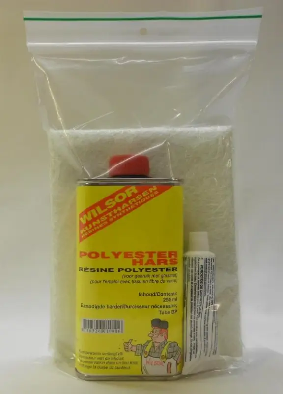 Gratis Retour Polyester reparatieset 250ml