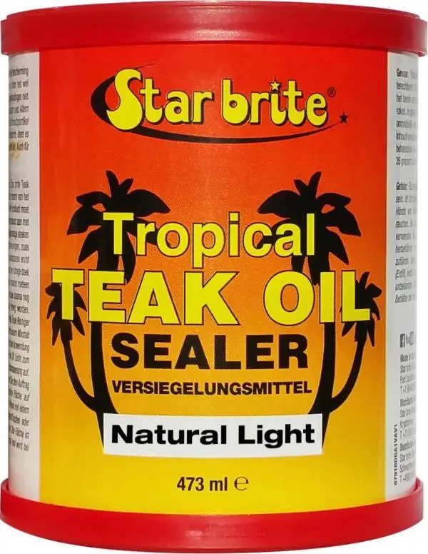 Tropical Teak Oil Sealer - Natural Light473 ml Beperkte Voorraad
