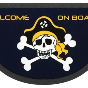 Antislip deurmat 40 x 68 cm Pirate Laatste Versie