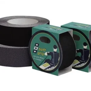 Shop Nu Soft rubber grip tape zwart 50mm 4m