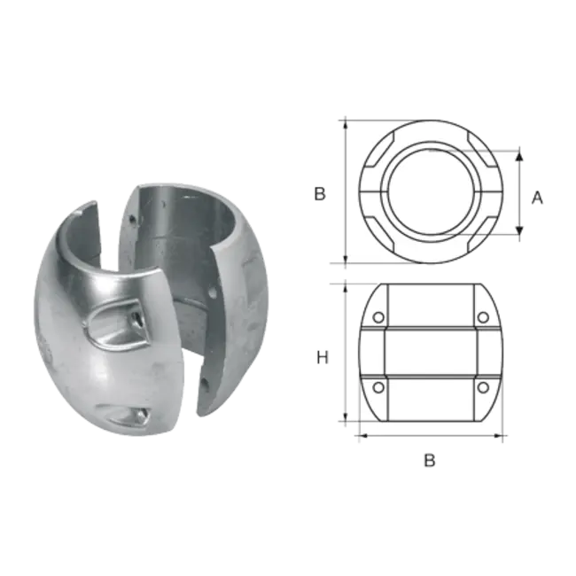 Koopje Allpa allpa Aluminium anode