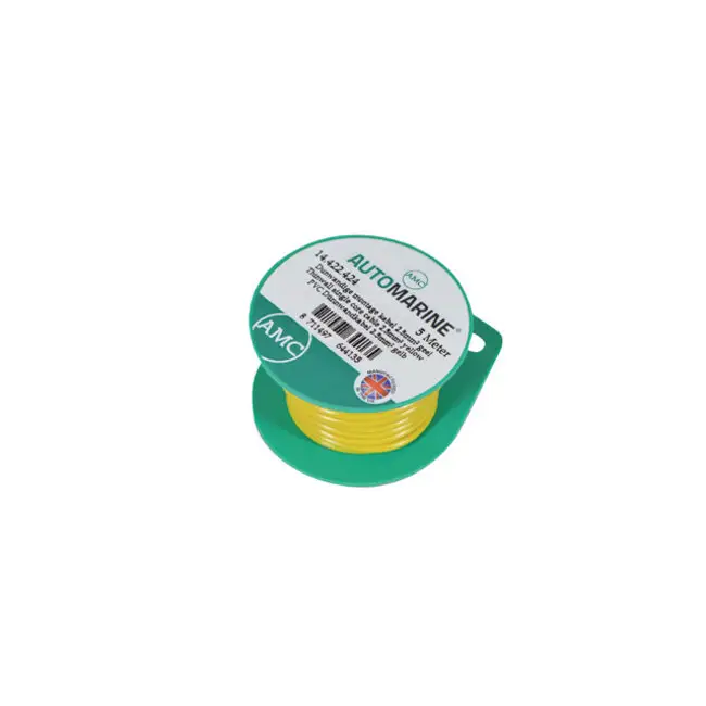 Automarine Dunwandige montage kabel 2.5mm² geel (5m) Actieprijs