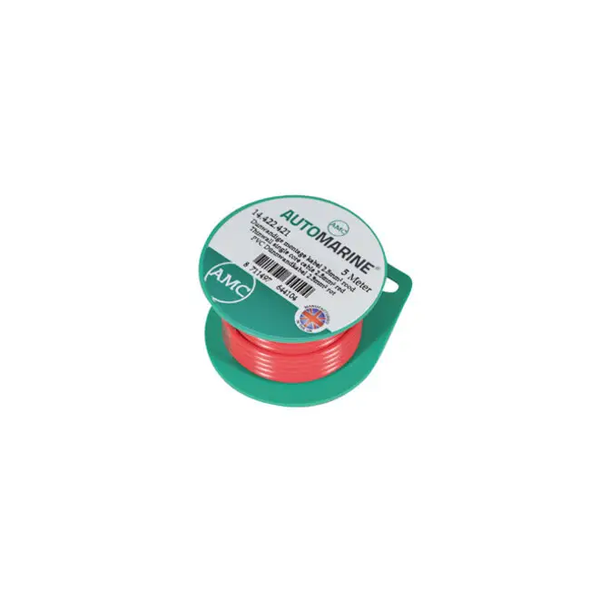 Automarine Dunwandige montage kabel 2.5mm² rood (5m) Favoriet