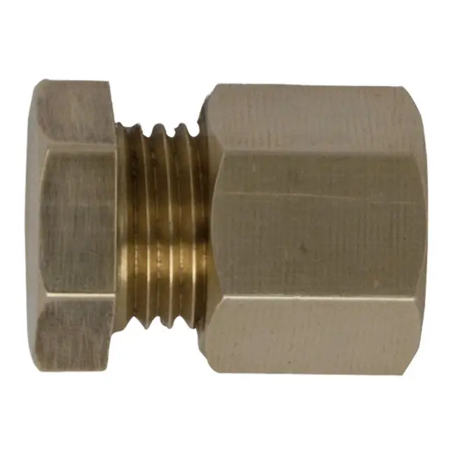 Talamex Eindstop messing met knelkoppeling 8mm Lage Prijs