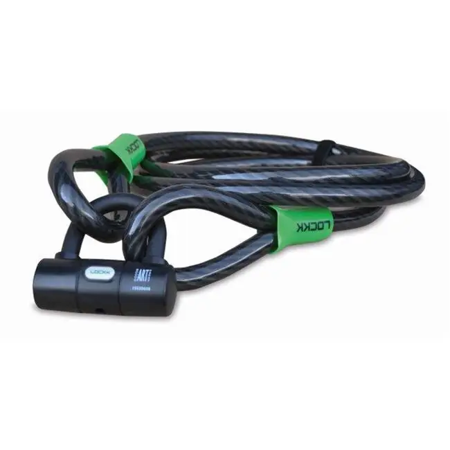 Gratis Retour Lockk Kabelslot 2,5 mtr. 20 mm Art-1 + beugelslot