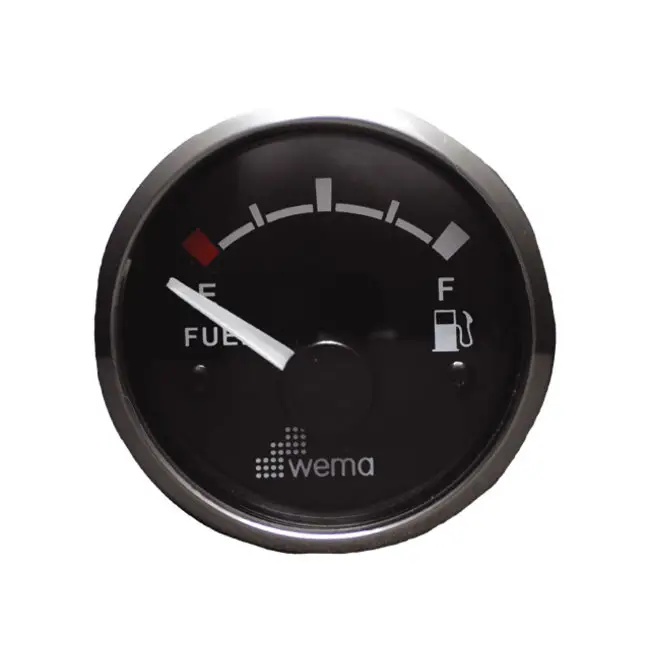 Wema Silver serie tankmeter fuel zwart Beperkt Aanbod