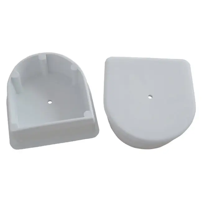 Gecertificeerd Dockedge Steigerstootrand p-eindstuk wit (2pcs)