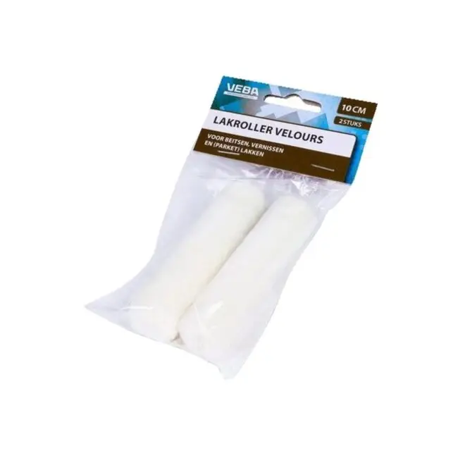 Veba Verfrol velours 10cm (2 stuks) Finale Uitverkoop
