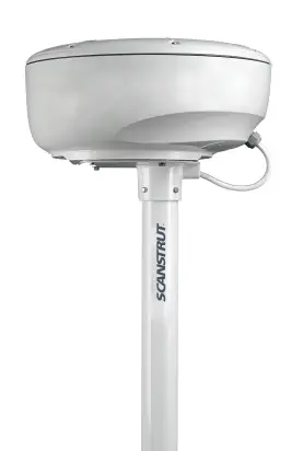 2.5m (8.3') complete pole system for 2kW / 4kW Raymarine| Garmin and Navico BR24 / 3G / 4G radomes Beste Prijs