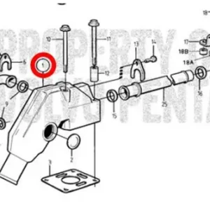 Elleboogstuk uitlaat / Exhaust Pipe Elbow Beperkte Voorraad