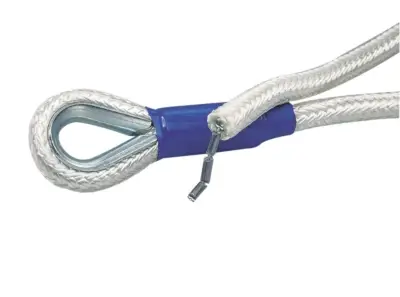 Seizoensaanbieding Ankerlijn met kous 10 mm 30 mtr wit