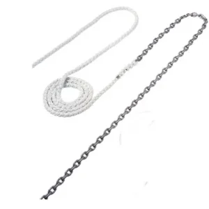 20m 8mm chain spliced to 50m 14mm 8 plait rope Veilige Betaling