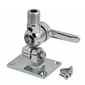 N258F 4-way ratchet mount chromed brass 1"14TPI male Weekendaanbieding