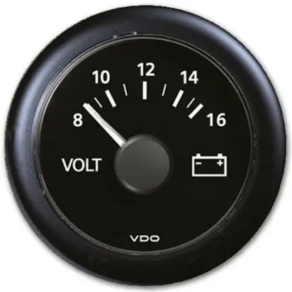 VDO VLB Batterij Voltage 18-32V RB 52mm Direct Beschikbaar