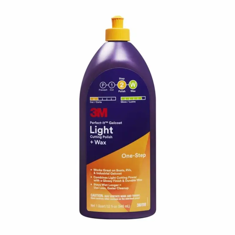 Koop Vandaag 3M products Gelcoat Light Compound + Wax