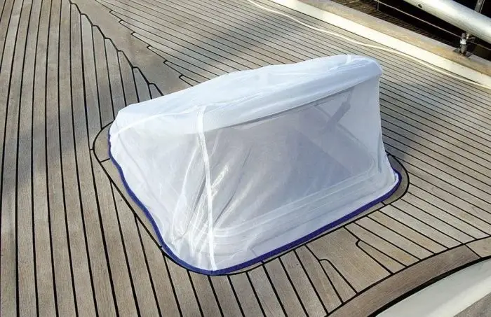 Direct Beschikbaar Blue Performance Dekluikhoes met muggennet