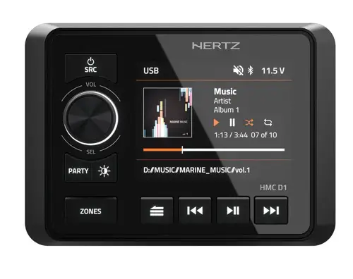 Laatste Versie Hertz HMC D1 - Remote met scherm, 13 pin aansluiting