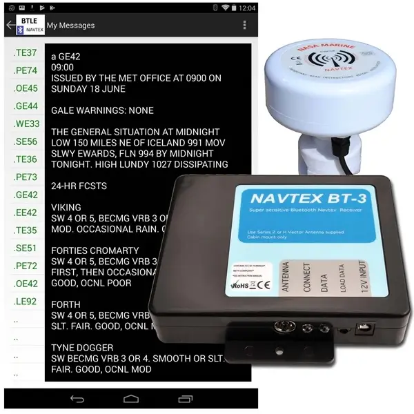 Nasa Marine Navtex BT-3 Black Box met antenne (H vector) Koop Online