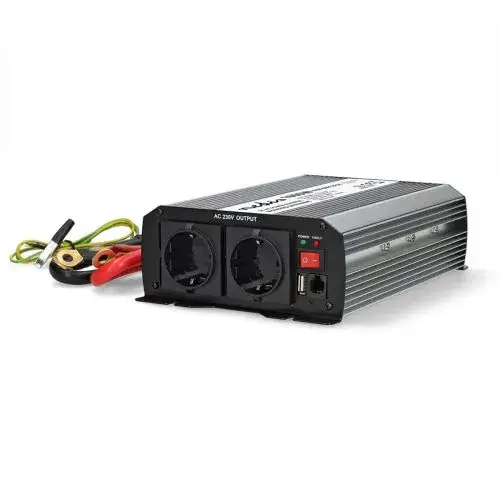 Gratis Retour Nedis omvormer 12/24 V naar 220 V 1000 Watt Piek 2000 Watt