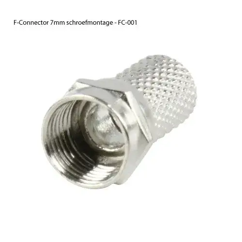Favoriet F-Connector Schroefmontage 7 mm