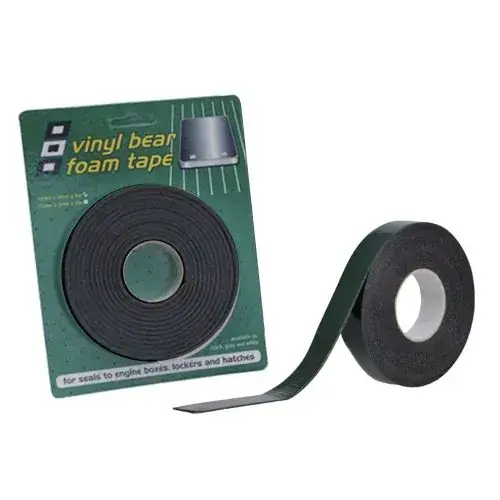 Dubbelzijdig klevend Vinyl Foam tape, zwart, 3 en 5 meter Bestel Nu