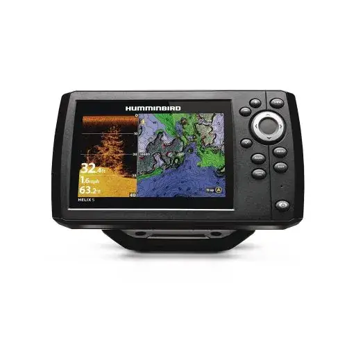 Finale Uitverkoop Humminbird Helix 5 Fishfinder/Kaartplotter CHIRP DI GPS G3 met Transducer