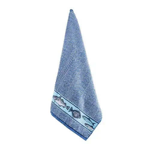 Bunzlau Castle Maritieme Handdoek Vis Royal 60x53cm Beste Prijs