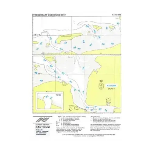 Stroomschuifkaart Waddenzee Oost Speciale Aanbieding