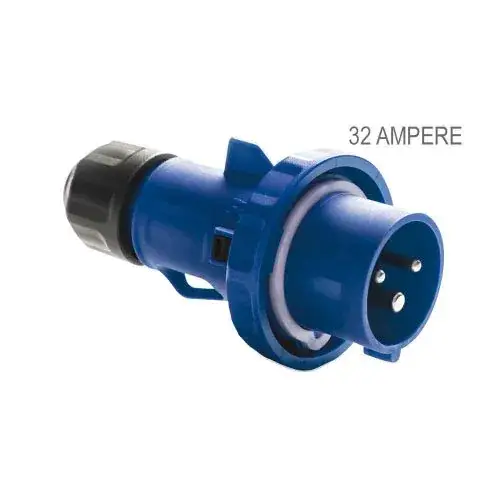 CEE Stekker male met connectie ring 32A Koopje