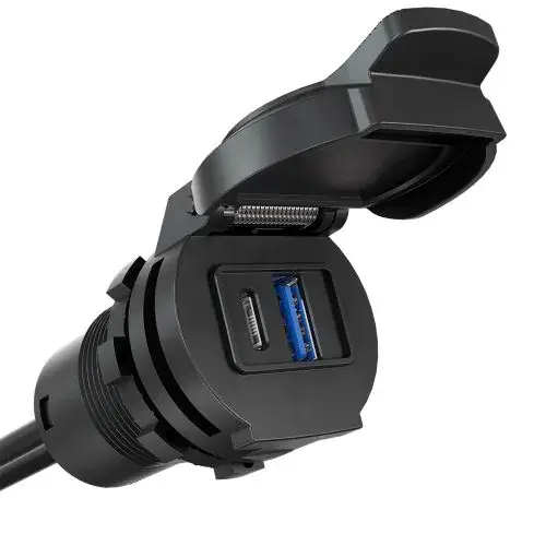 AquaAmp 130 Smart USB A & C Stopcontact Inbouw 10-24 Volt Lage Kosten