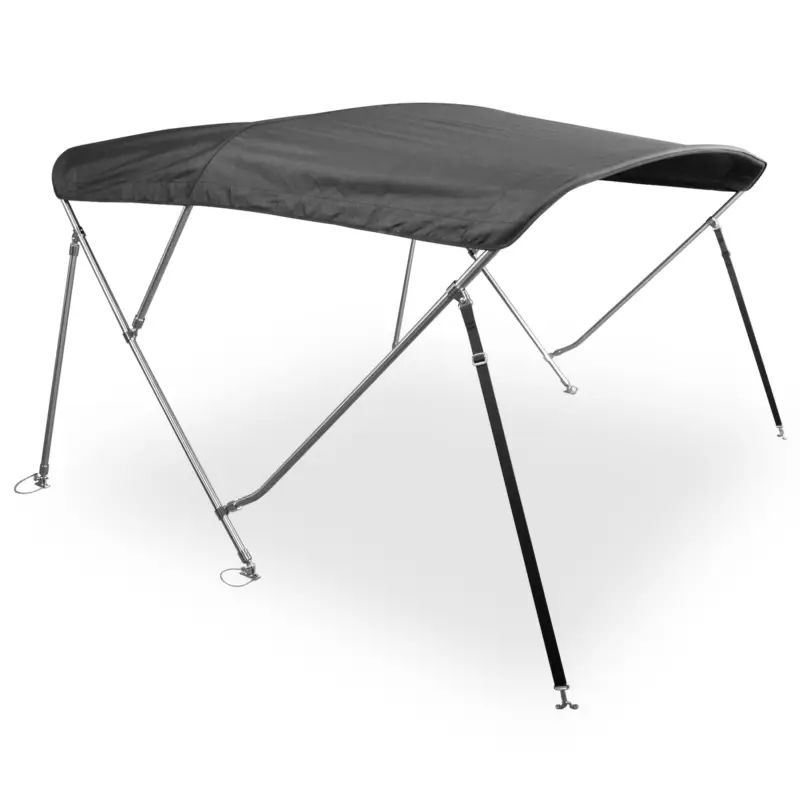 Gereduceerde Prijs Biminitop basic | RVS 3-boogs | Breedte 185 <> 198 cm - Hoogte 137