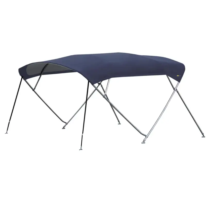 Cruiser biminitop - RVS - Breedte 2,1 <> 2,4 meter - Hoogte 1,35 meter - Lengte doek 2,2 meter Snelle Levering