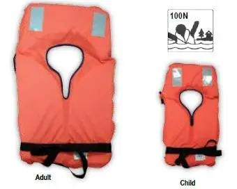 Lage Prijs Blokvest reddingsvest 100N Conform ISO 12404-4