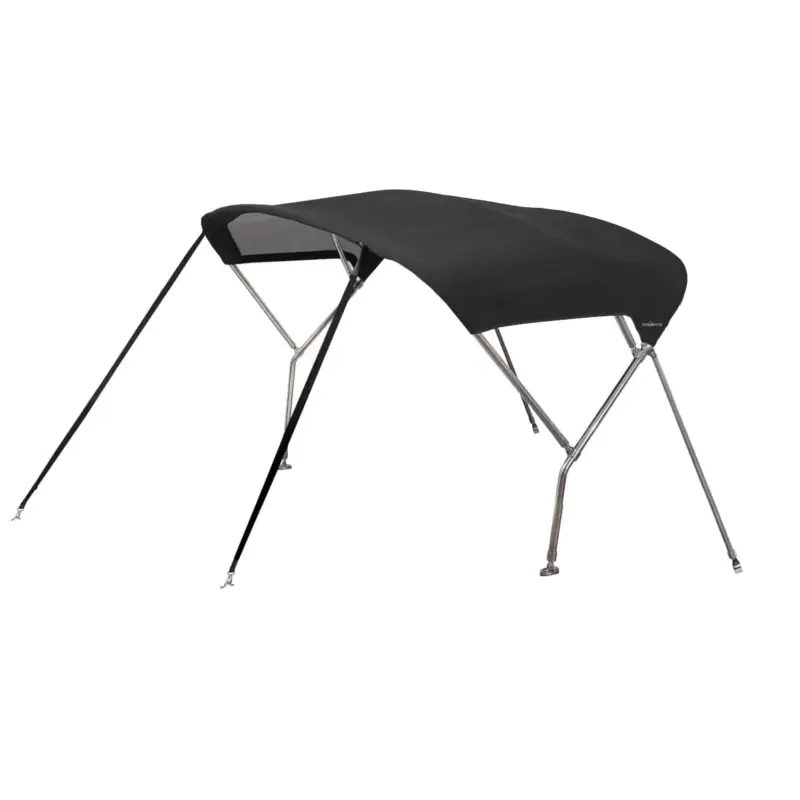 Superprijs Zeilboot biminitop - RVS - Breedte 2,4 <> 2,7 meter - Hoogte 1,55 meter - Lengte doek 1,6 meter