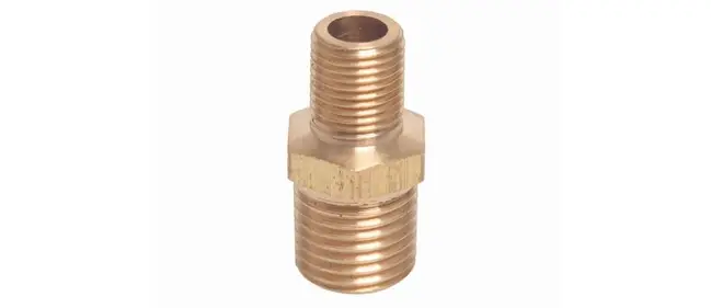 Superprijs Messing verloopnippel 1/2" - 1"